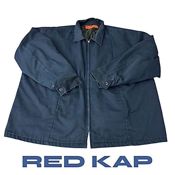 Red Kap Men’s Vintage-Inspired Bomber Jacket – Size 3XL - Picture 1 of 8